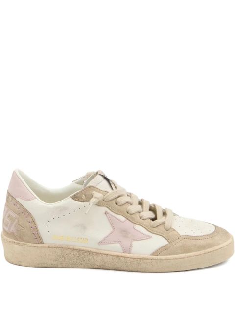 Golden Goose Ball Star suede-insert sneakers - Neutrals - zdjęcie produktu nr 1