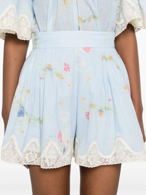 ZIMMERMANN Lucky shorts - Blue