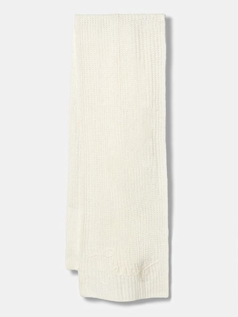 Guess szalik z domieszką wełny LEXIE damski kolor beżowy gładki W5BZ19 Z3580 - zdjęcie produktu nr 1