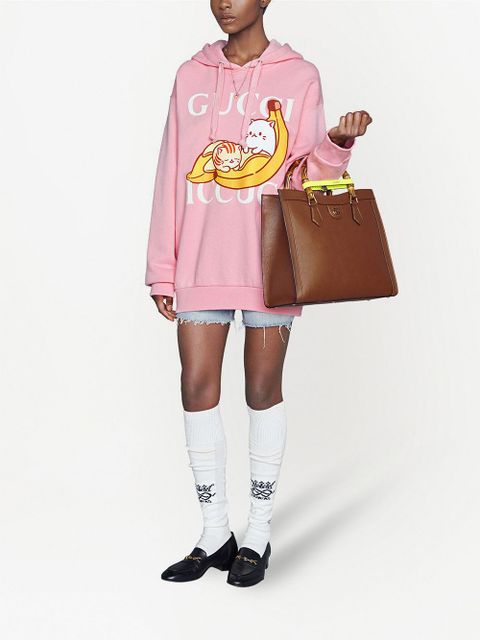 Gucci x Bananya printed hoodie - Pink