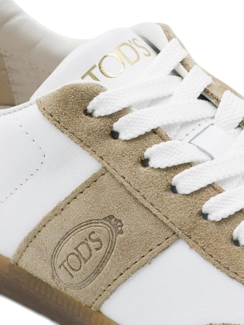 Tod's Tabs lace-up panelled sneakers - White