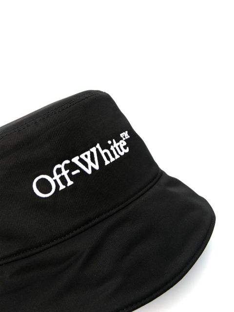 Off-White Bookish logo-embroidered hat - Black - zdjęcie produktu nr 2