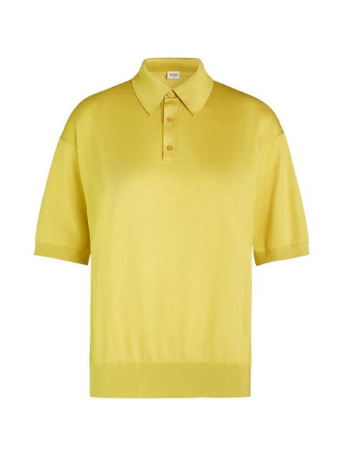 Tod's button-fastening polo shirt - Yellow - zdjęcie produktu nr 1
