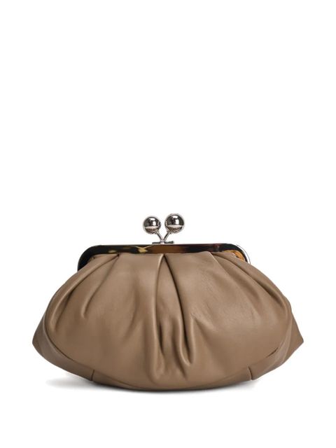 Weekend Max Mara Prati gathered clutch bag - Brown - zdjęcie produktu nr 2