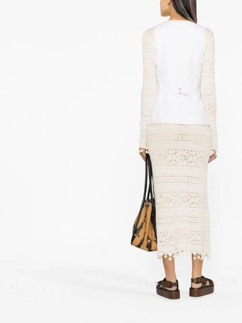 Chloé sleeveless button-up waistcoat - Neutrals