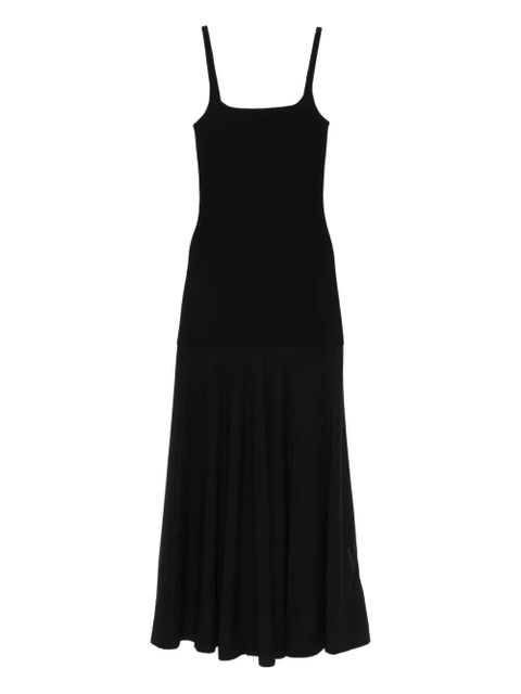 St. Agni sheer circle hem maxi dress - Black - zdjęcie produktu nr 1