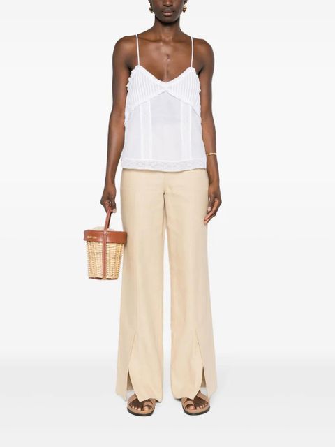 Zadig&Voltaire Calixia Tomboy lace-detail top - White - zdjęcie produktu nr 2