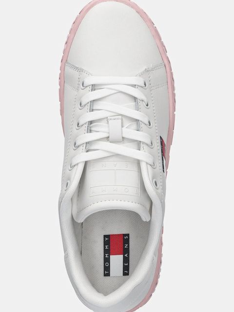 Tommy Jeans sneakersy skórzane TJW LOGO SNEAKER ESS