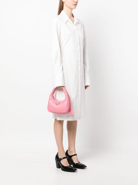 Prada mini padded leather shoulder bag - Pink - zdjęcie produktu nr 2