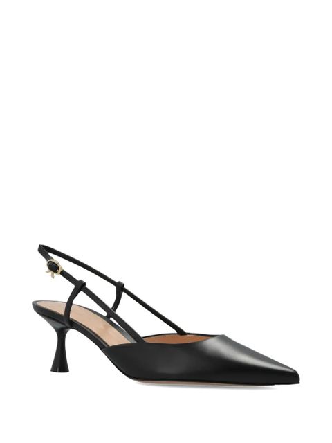 Gianvito Rossi pointed-toe slingback pumps - Black - zdjęcie produktu nr 2