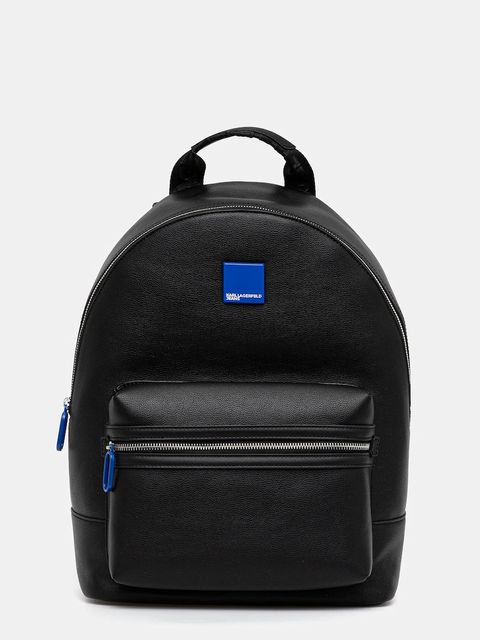 Karl Lagerfeld Jeans plecak kolor czarny duży gładki A3M30335 - zdjęcie produktu nr 1