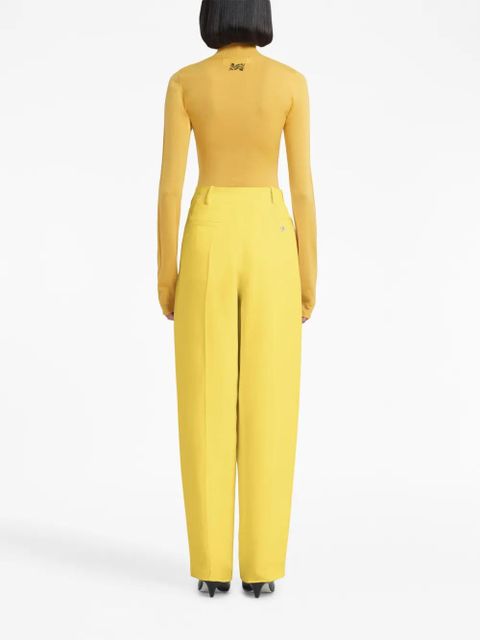 Marni tailored straight-leg trousers - Yellow