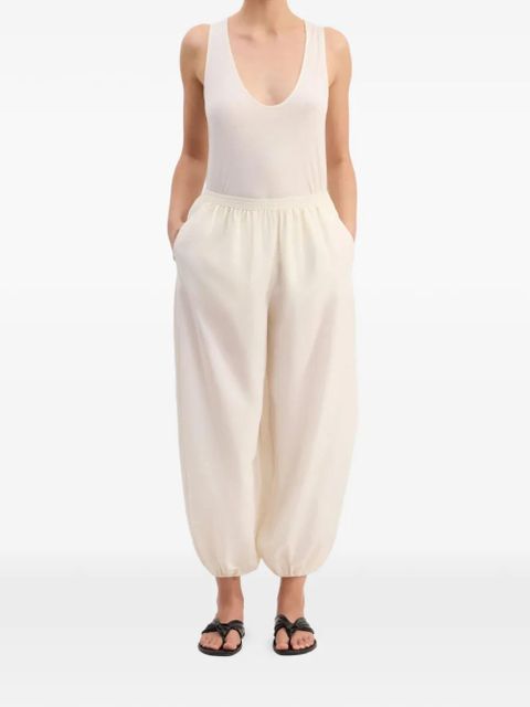LouLou de Saison elastic-waist trousers - Neutrals - zdjęcie produktu nr 2