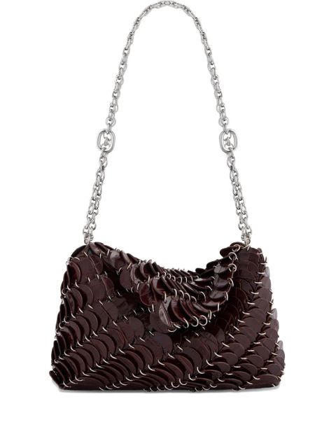 Rabanne embossed crocodile shoulder bag - Brown - zdjęcie produktu nr 1