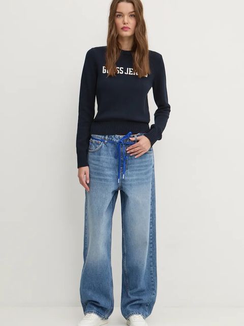 Guess Jeans sweter bawełniany - zdjęcie produktu nr 2