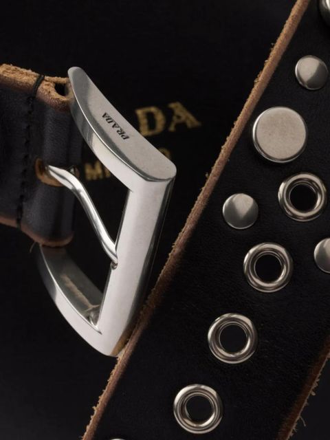 Prada Buckle bucket bag - Black