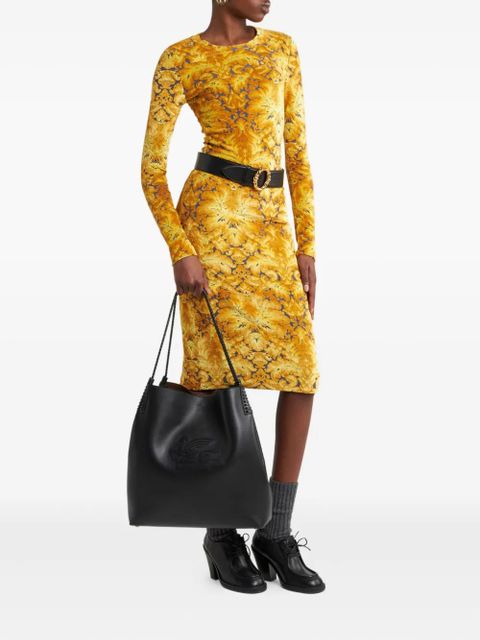 ETRO chenille jacquard midi skirt - Yellow - zdjęcie produktu nr 2
