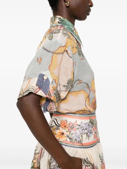 ZIMMERMANN Tallow shirt - Blue - zdjęcie produktu nr 2