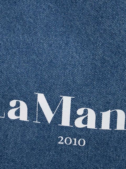 La Mania torebka jeansowa kolor niebieski