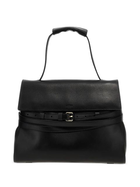 Moschino Tie Me belt-detail tote bag - Black - zdjęcie produktu nr 1