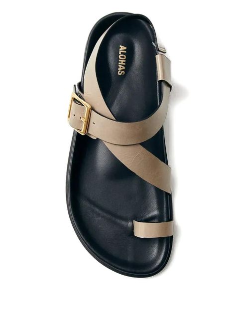 ALOHAS leather sandals - Neutrals