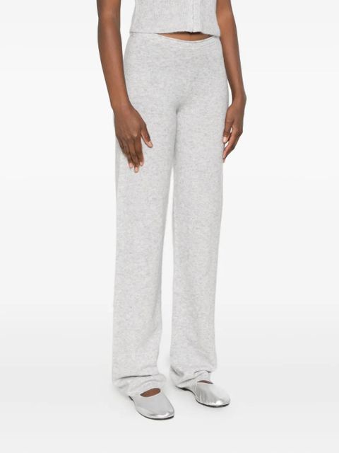 Aya Muse cashmere-blend trousers - Grey