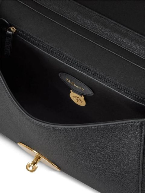 Mulberry glossy chain cross body bag - Black