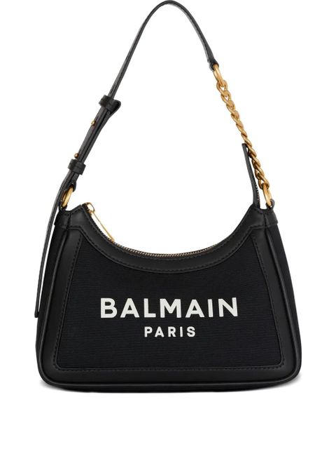 Balmain B-Army logo-plaque chain shoulder bag - Black - zdjęcie produktu nr 1