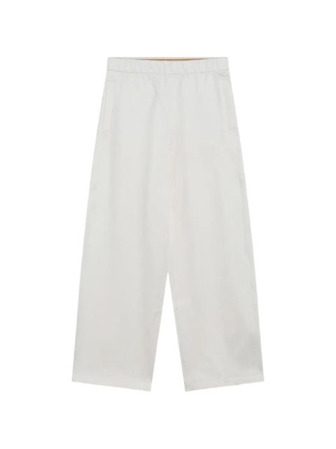 Max Mara elasticated-waistband track pants - White - zdjęcie produktu nr 1