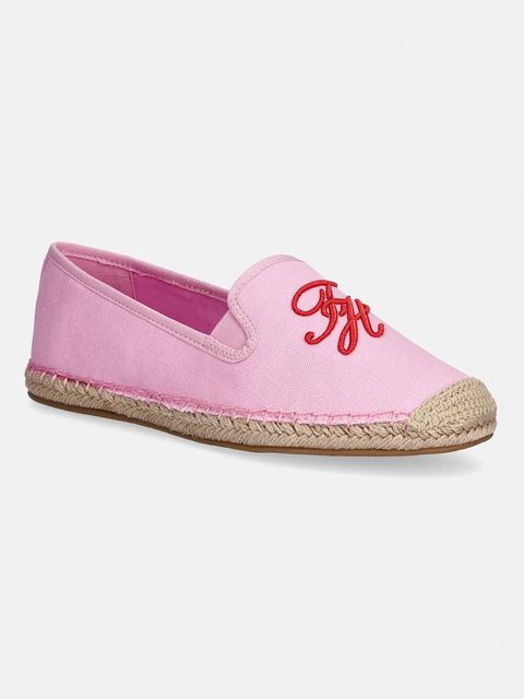 Tommy Hilfiger espadryle damskie TH SCRIPT SUMMER ESPADRILLE - zdjęcie produktu nr 1