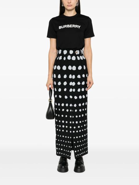Burberry logo-print cotton T-shirt - Black - zdjęcie produktu nr 2