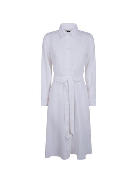 Lauren Ralph Lauren belted button-up dress - White - zdjęcie produktu nr 1
