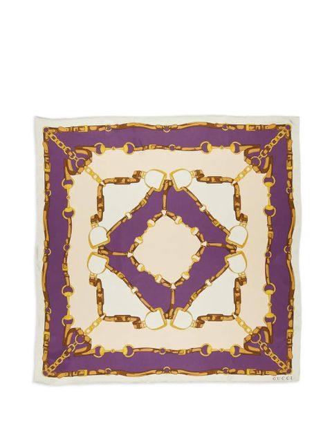 Gucci silk scarf - Neutrals - zdjęcie produktu nr 1