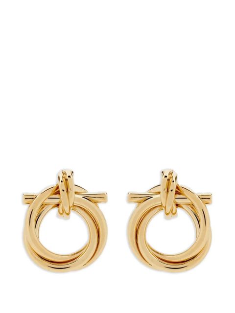 Ferragamo circular torchon knot earrings - Gold - zdjęcie produktu nr 1