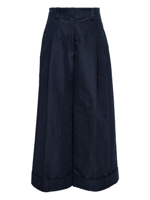 3.1 Phillip Lim pleated wide-leg trousers - Blue - zdjęcie produktu nr 1