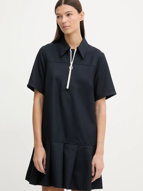 Marc O'Polo sukienka kolor granatowy mini rozkloszowana 5000007594 - zdjęcie produktu nr 1