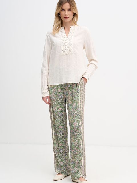 Mos Mosh bluzka damska z lnem Evanda - zdjęcie produktu nr 1