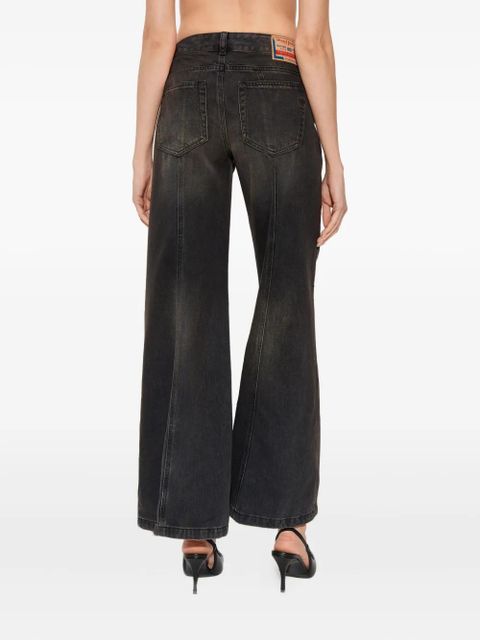 Diesel D-Akii front-pockets jeans - Black