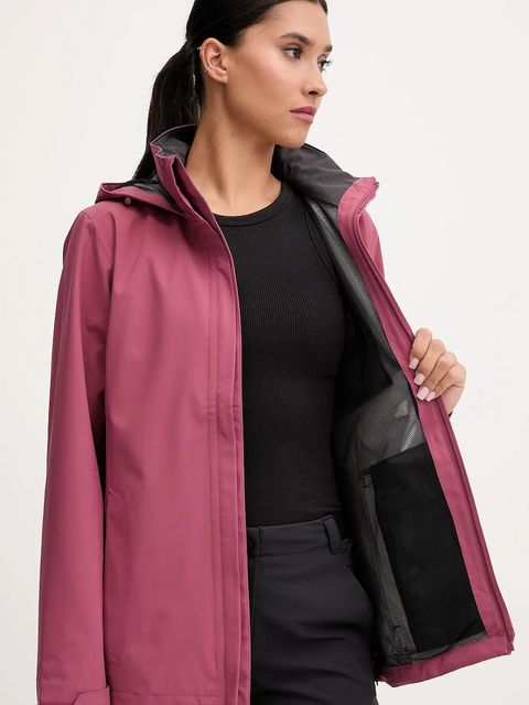 Jack Wolfskin kurtka outdoorowa Trailtime 2L kolor bordowy A63902