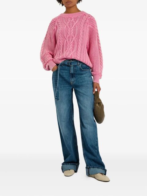 Free People East Bay cuffed jeans - Blue - zdjęcie produktu nr 2