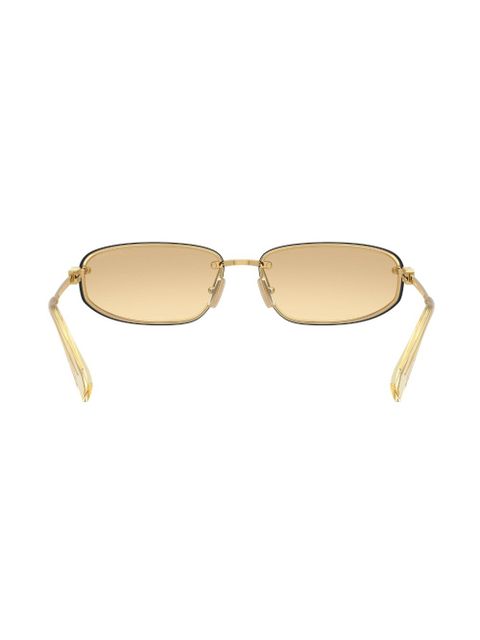 Miu Miu Eyewear oval-frame sunglasses - Gold