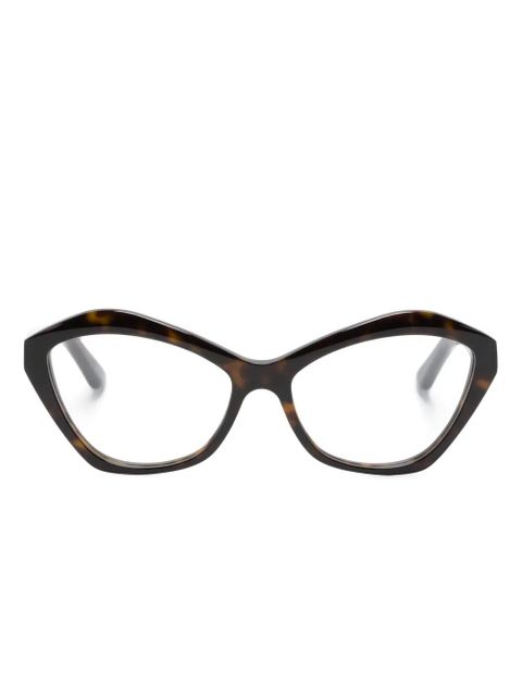 Balenciaga Eyewear tortoiseshell cat-eye glasses - Brown - zdjęcie produktu nr 1