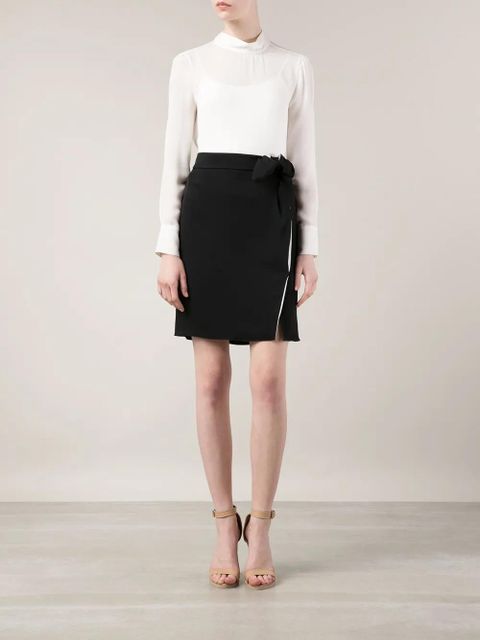 Lanvin bow detail straight skirt - Black - zdjęcie produktu nr 2