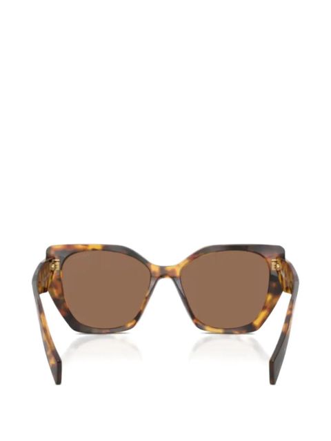 Prada Eyewear logo-detail sunglasses - Brown