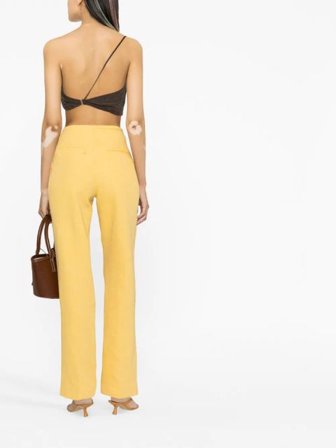 Jacquemus Le Pantalon Cordao flared trousers - Yellow