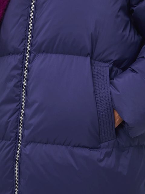 Medicine kurtka puchowa damska kolor fioletowy zimowa oversize