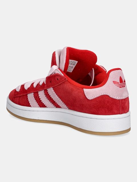 adidas Originals sneakersy zamszowe Campus 00S Double damskie kolor czerwony JQ5743