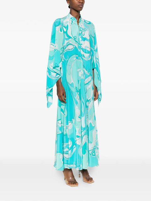 PUCCI floral-print kaftan - Blue - zdjęcie produktu nr 2