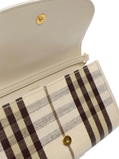 Burberry check chain strap mini bag - Neutrals