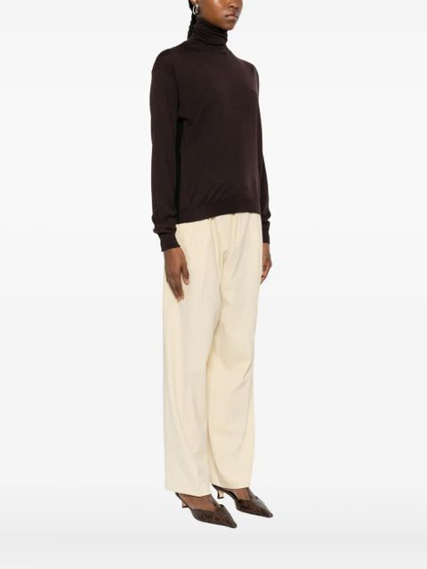 SOLOTRE roll-neck sweater - Black